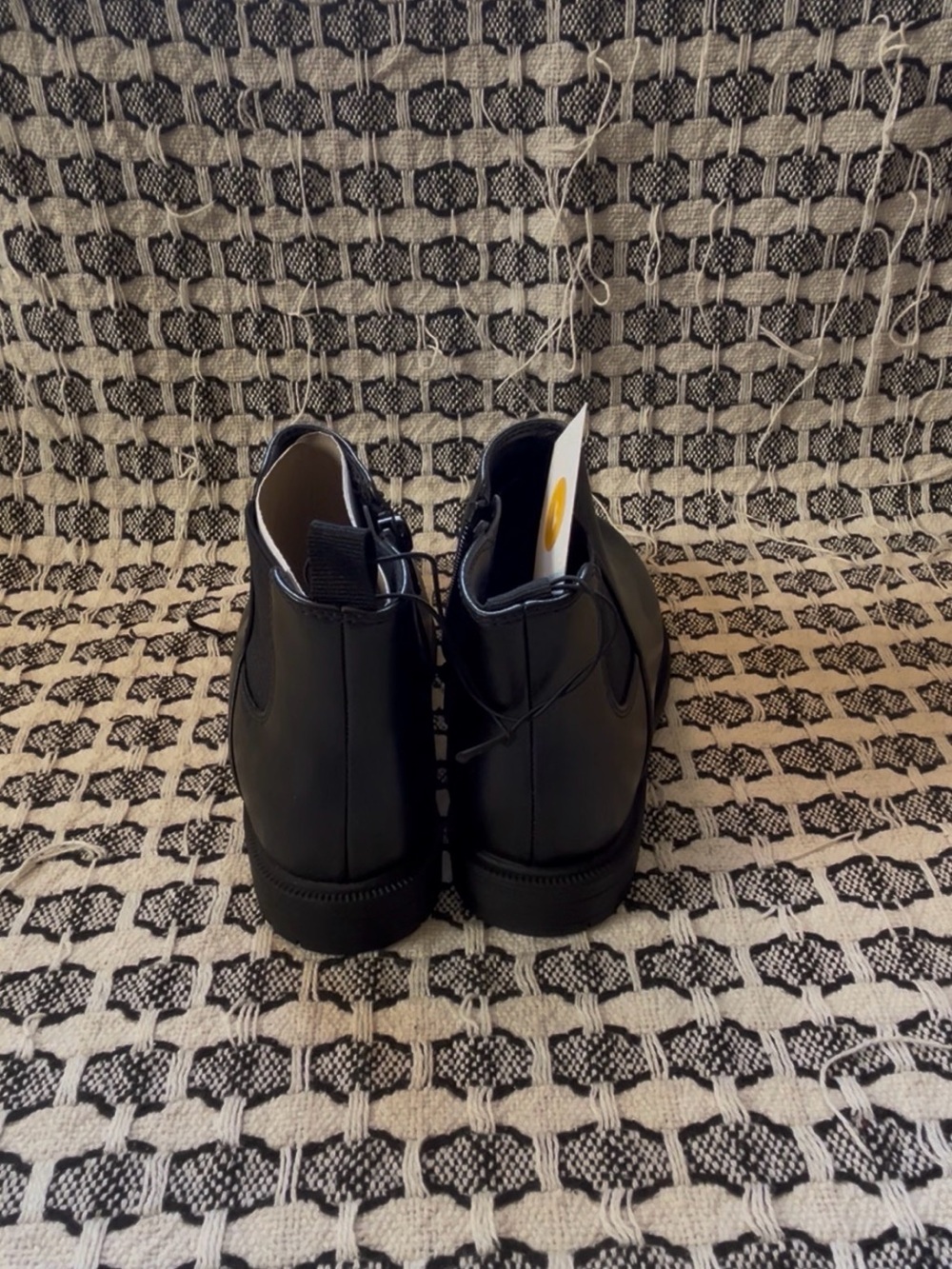Cat & Jack Black Kids Chelsea Boots - Picture 4 of 8